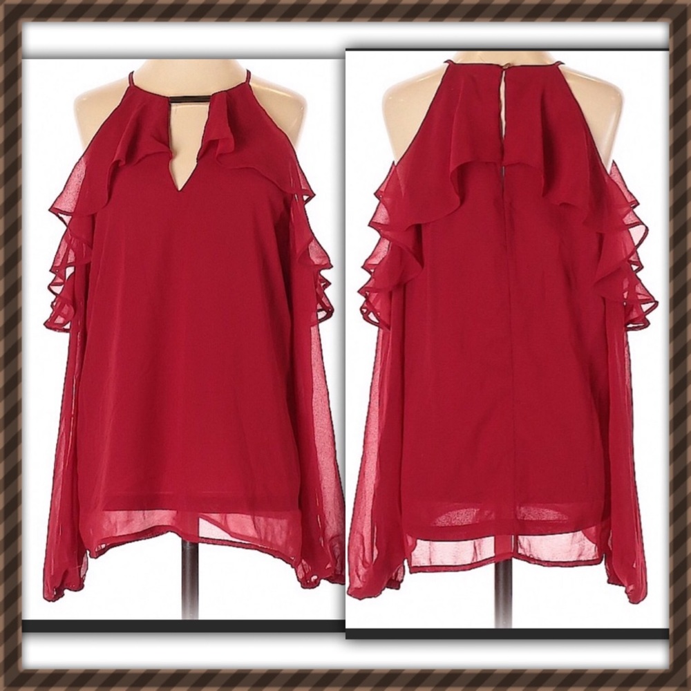 NWT Red Sleeveless blouse